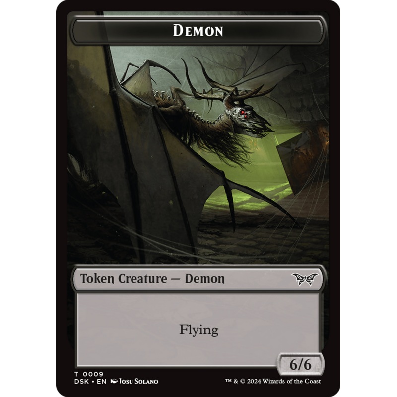 Demon Token [Duskmourn: House of Horror Tokens]