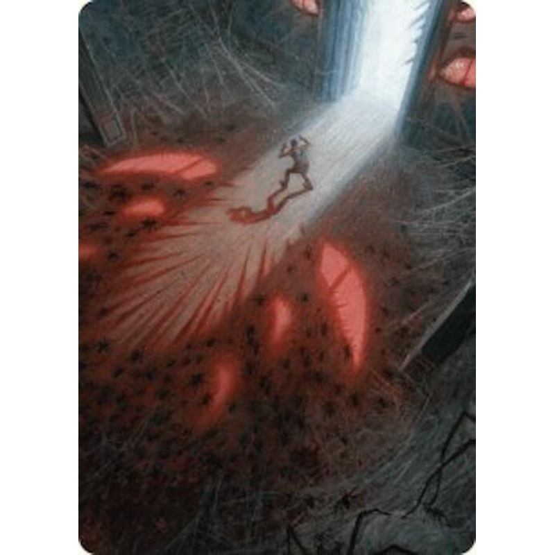Fear My Authority Art Card [Duskmourn: House of Horror Art Series]