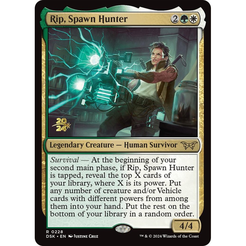 Rip, Spawn Hunter [Duskmourn: House of Horror Prerelease Promos]