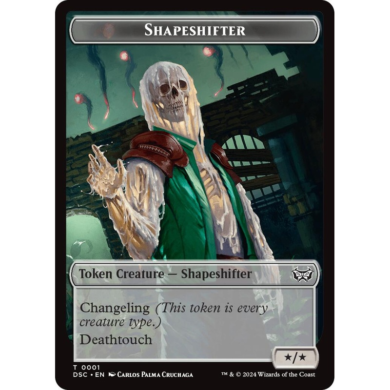 Shapeshifter // Insect (0022) Double-Sided Token [Duskmourn: House of Horror Commander Tokens]