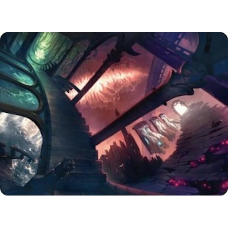 Terramorphic Expanse Art Card [Duskmourn: House of Horror Art Series]