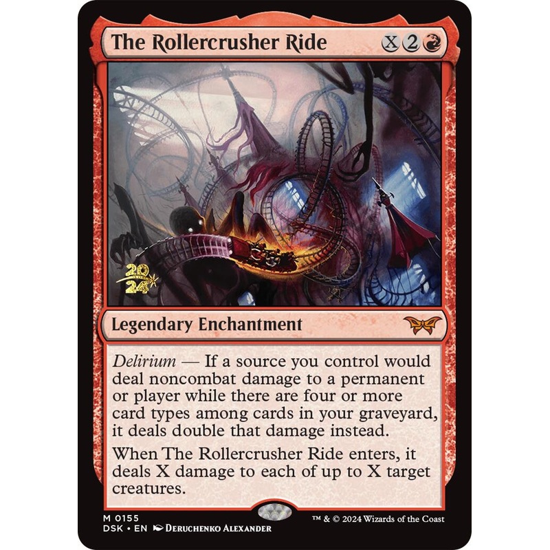 The Rollercrusher Ride (0155) [Duskmourn: House of Horror Prerelease Promos]
