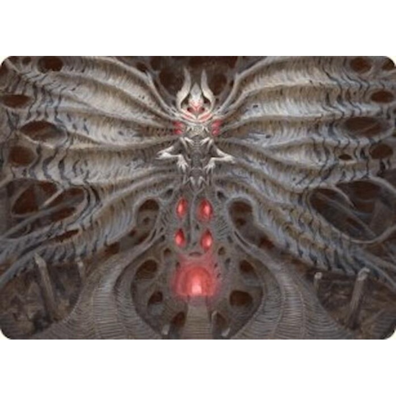 Valgavoth, Terror Eater Art Card [Duskmourn: House of Horror Art Series]
