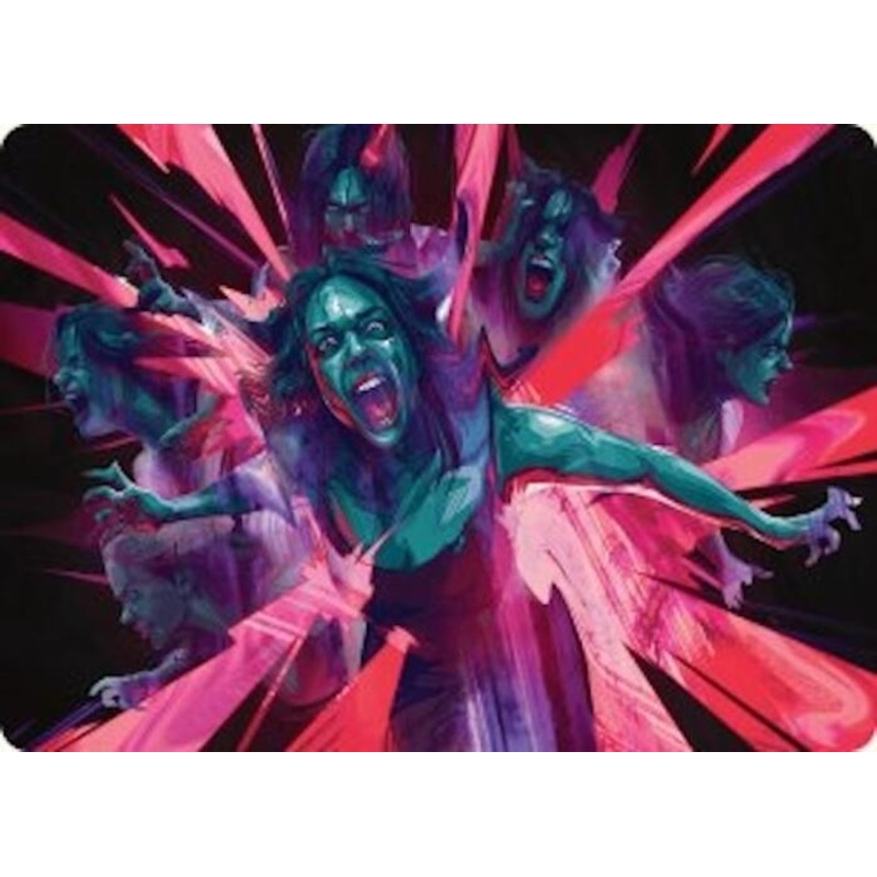 Waltz of Rage Art Card [Duskmourn: House of Horror Art Series]
