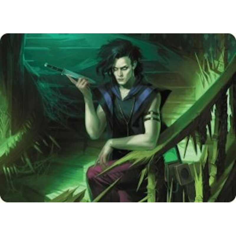 Winter, Misanthropic Guide Art Card [Duskmourn: House of Horror Art Series]