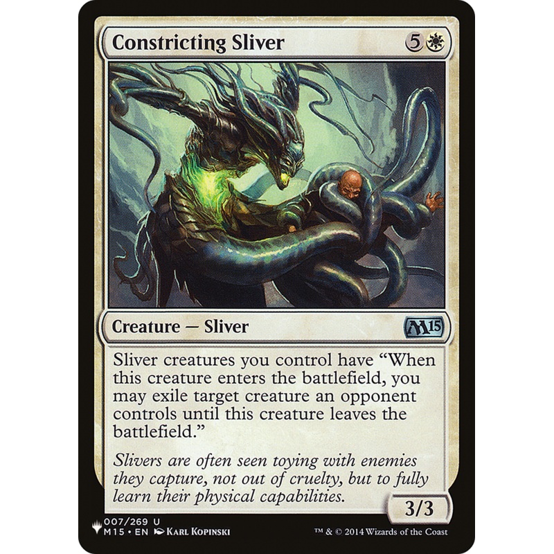 Constricting Sliver [The List]
