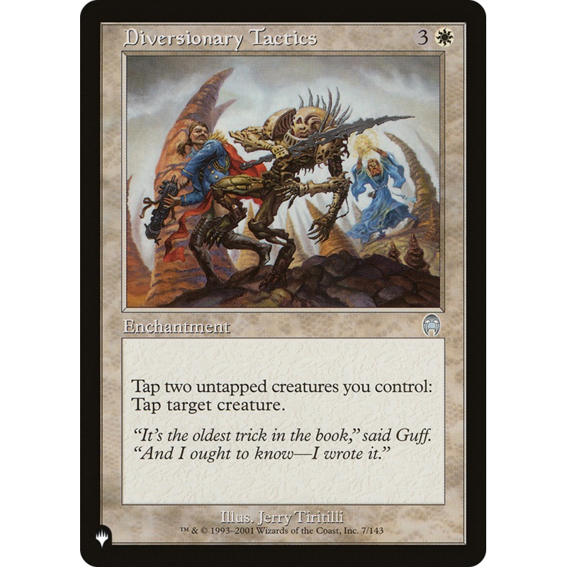 Diversionary Tactics [The List]