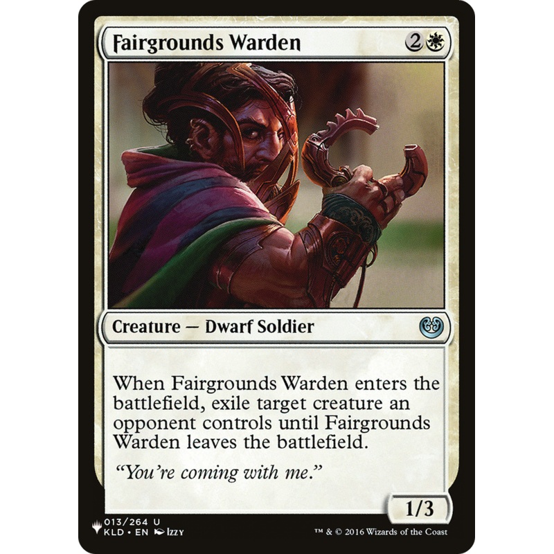 Fairgrounds Warden [The List]