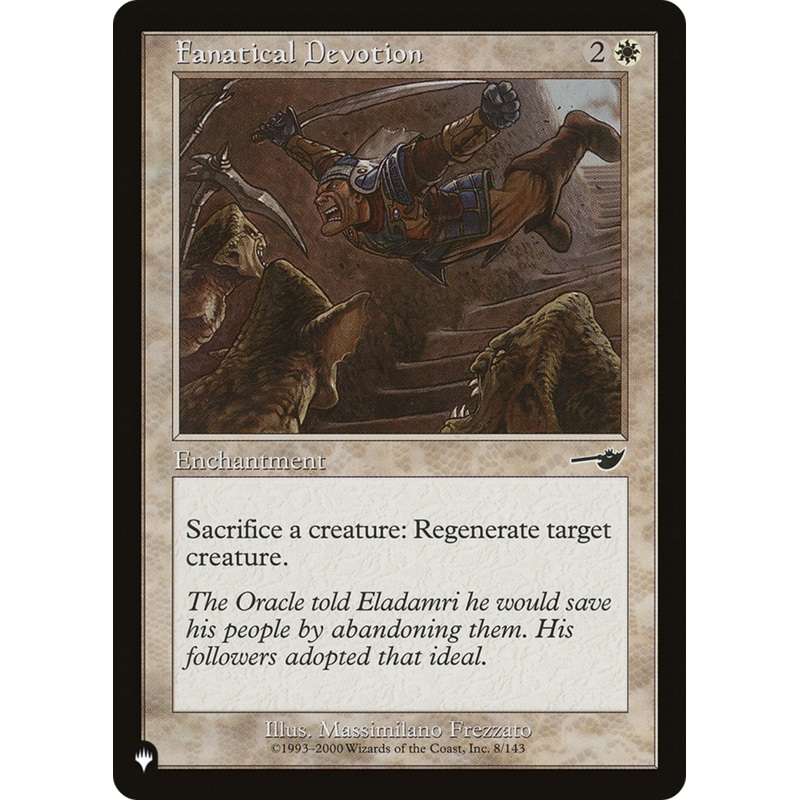 Fanatical Devotion [The List]