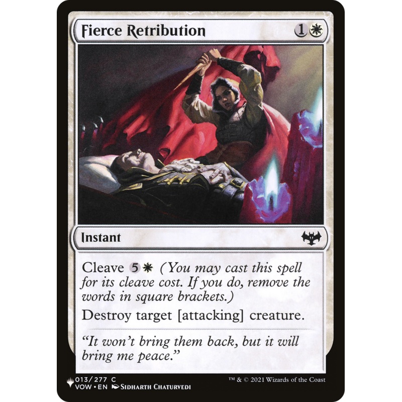 Fierce Retribution [The List]