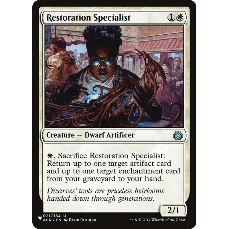 Restoration Specialist [The List]