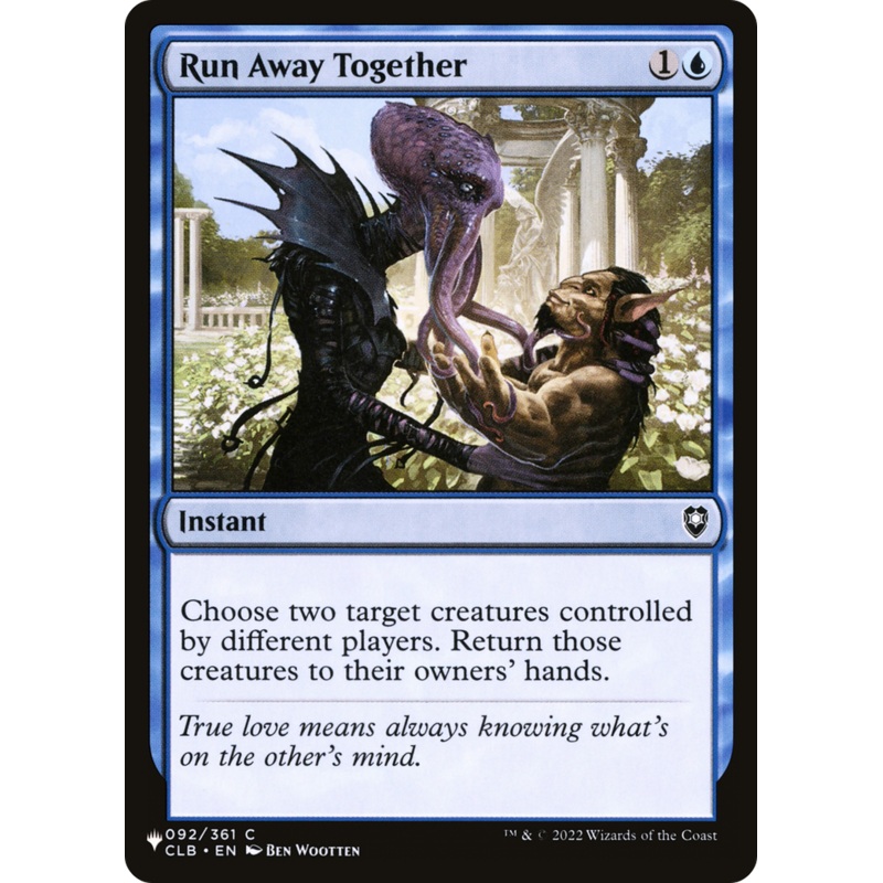 Run Away Together [The List]