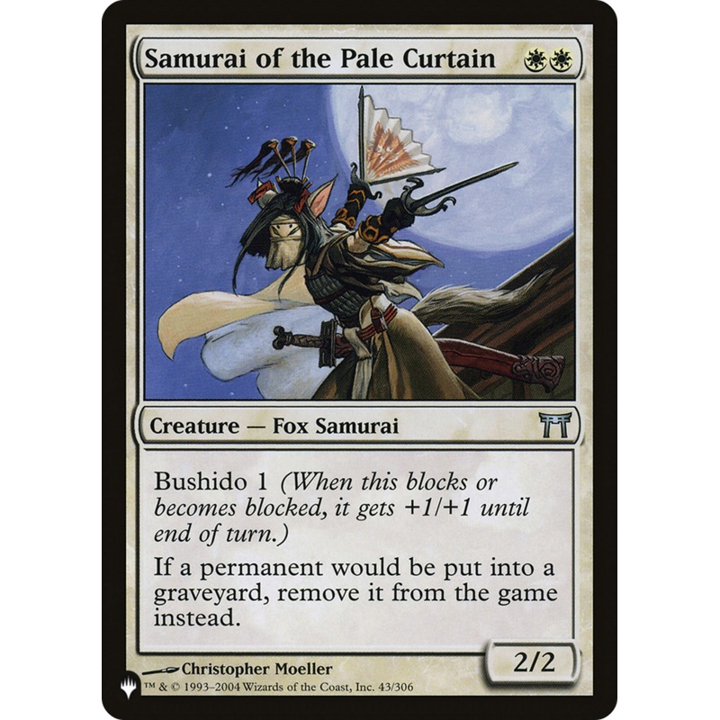Samurai of the Pale Curtain [The List]