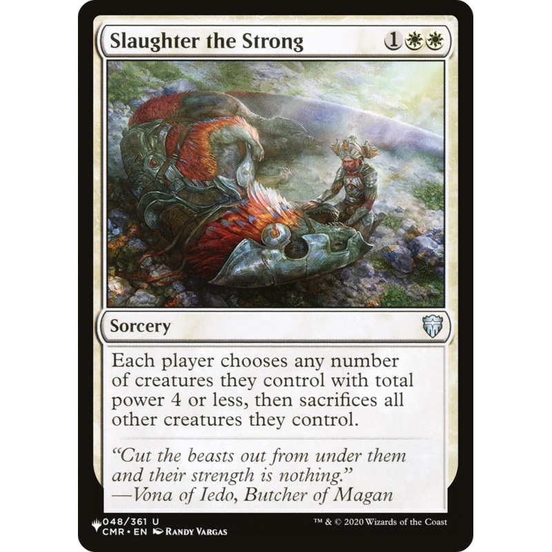 Slaughter the Strong [The List]