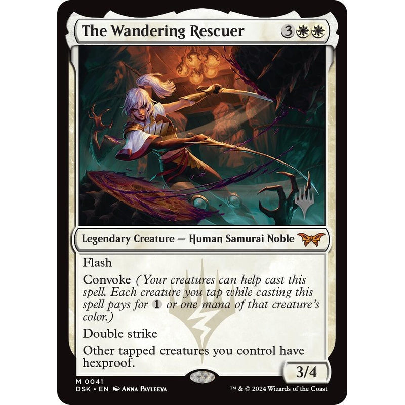 The Wandering Rescuer (Promo Pack) [Duskmourn: House of Horror Promos]