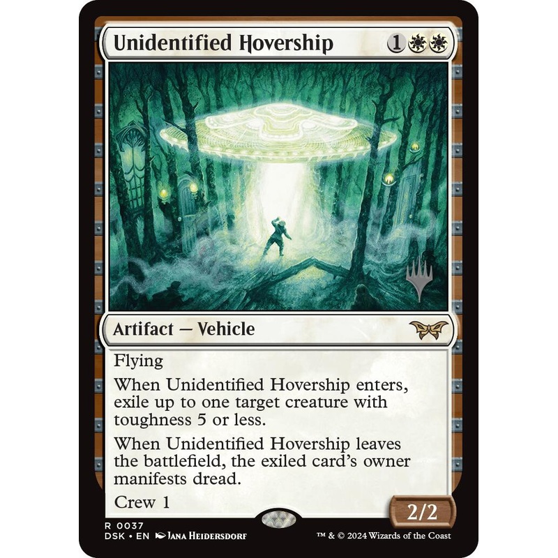 Unidentified Hovership (Promo Pack) [Duskmourn: House of Horror Promos]