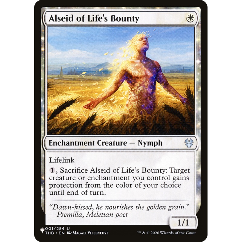 Alseid of Life's Bounty [The List]