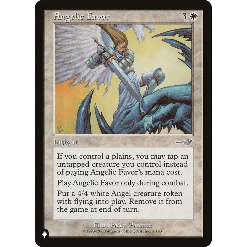 Angelic Favor [The List]