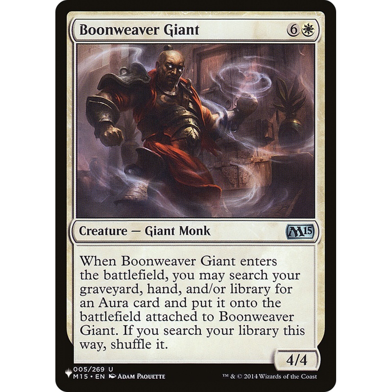 Boonweaver Giant [The List]