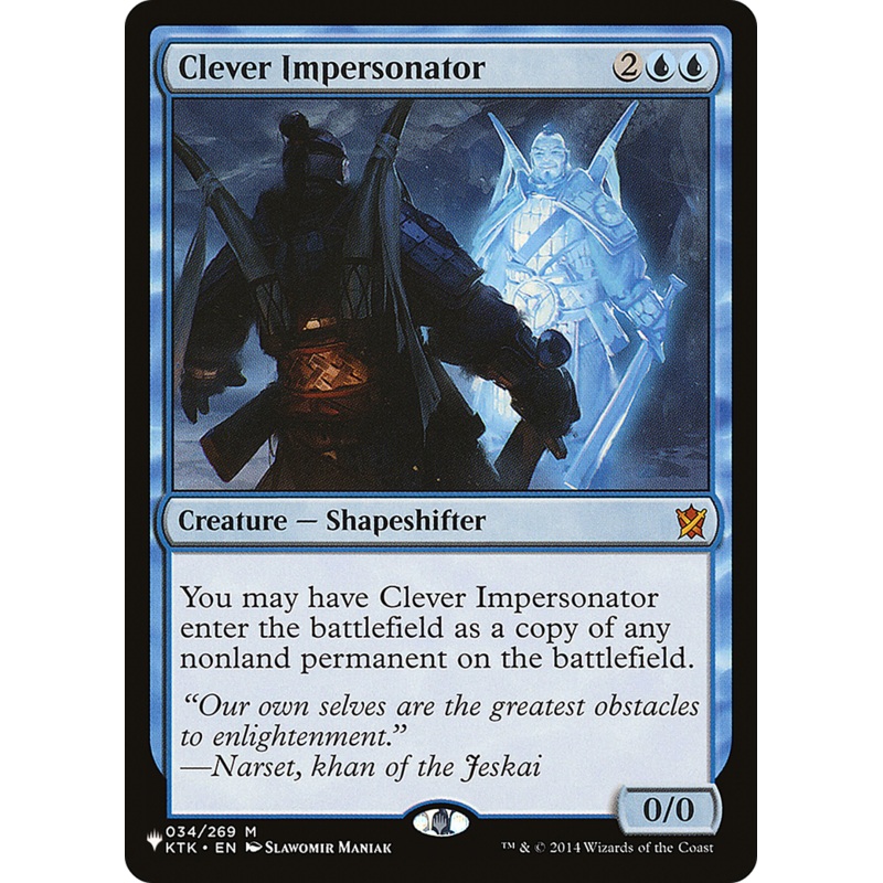 Clever Impersonator [The List]