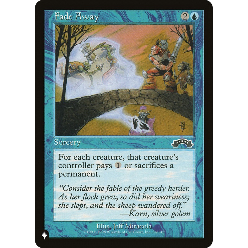 Fade Away [The List]