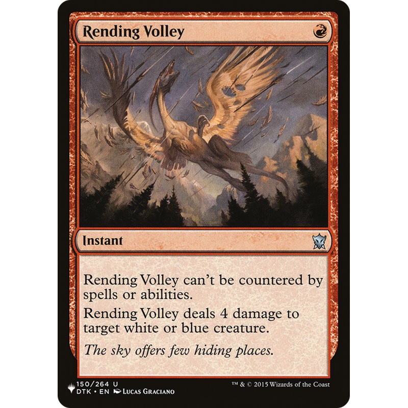 Rending Volley [The List]