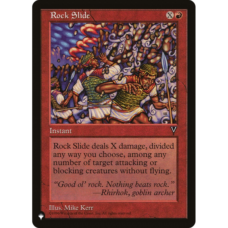 Rock Slide [The List]