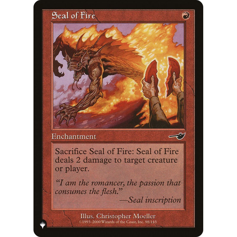 Seal of Fire [The List]