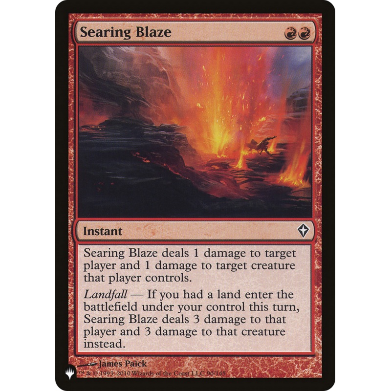 Searing Blaze [The List]