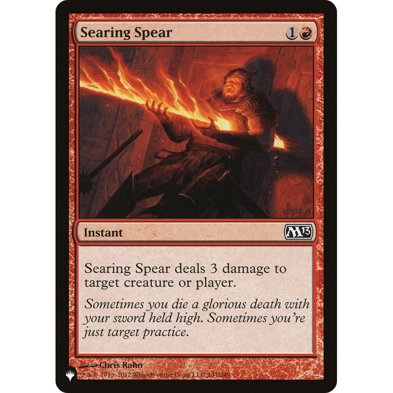 Searing Spear [The List]