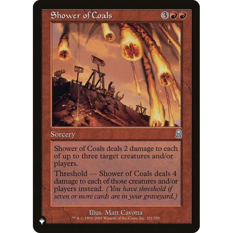Shower of Coals [The List]