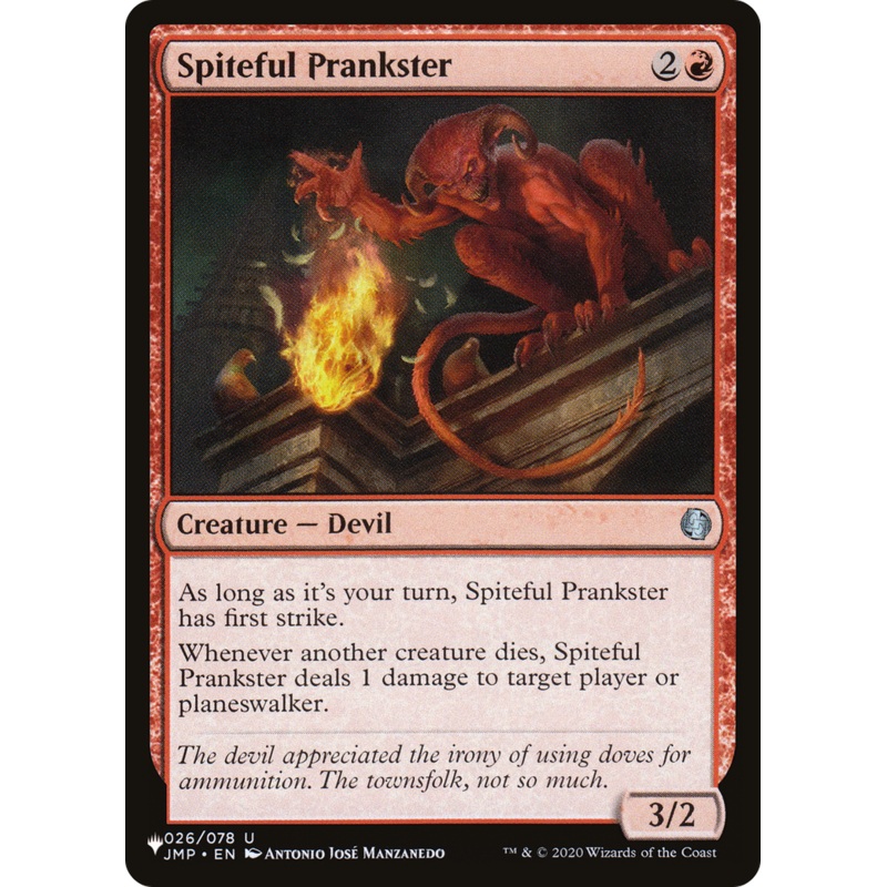 Spiteful Prankster [The List]