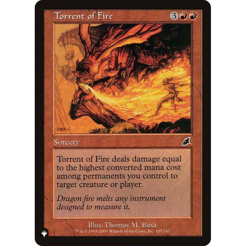 Torrent of Fire [The List]