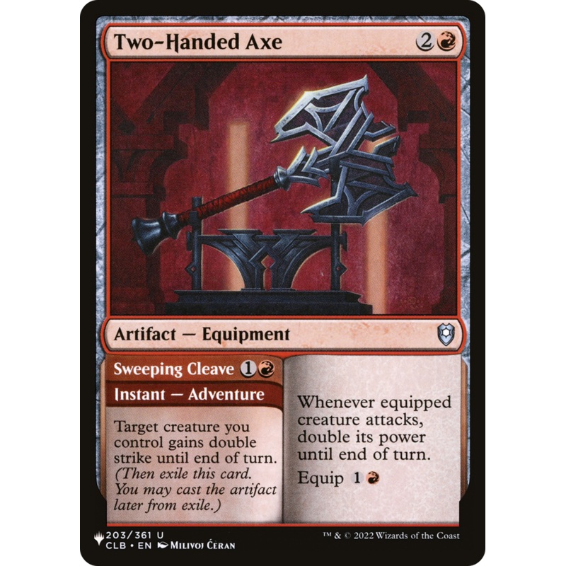 Two-Handed Axe [The List]