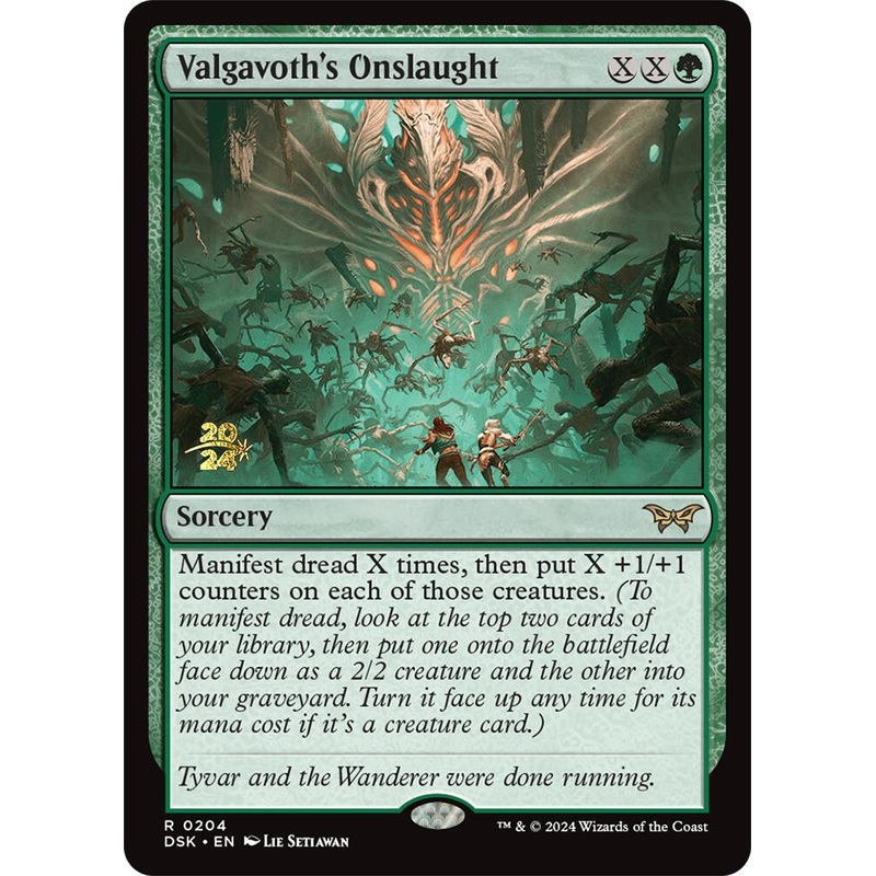 Valgavoth's Onslaught [Duskmourn: House of Horror Prerelease Promos]