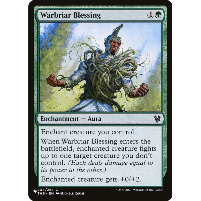 Warbriar Blessing [The List]