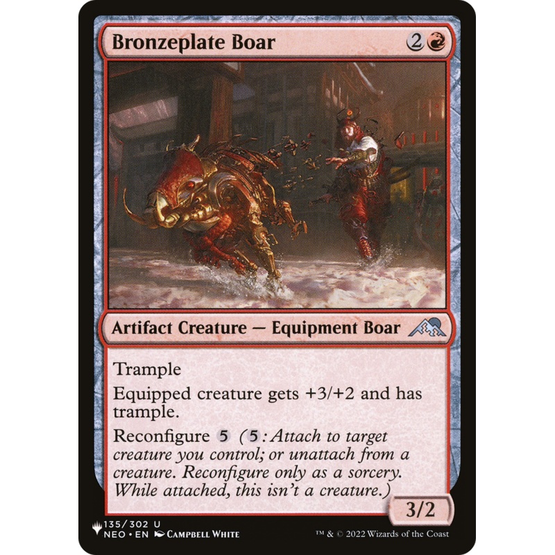 Bronzeplate Boar [The List]