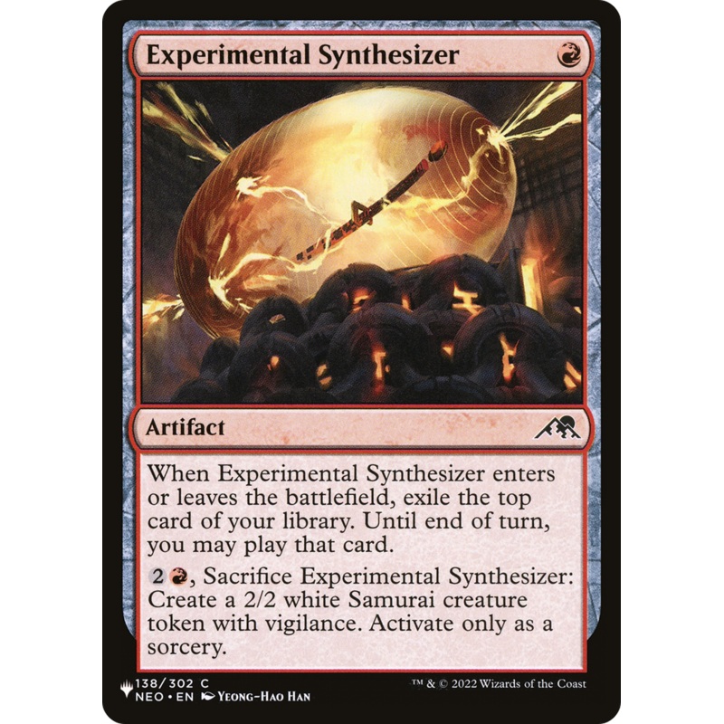 Experimental Synthesizer [The List]