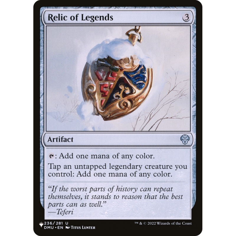 Relic of Legends [The List]