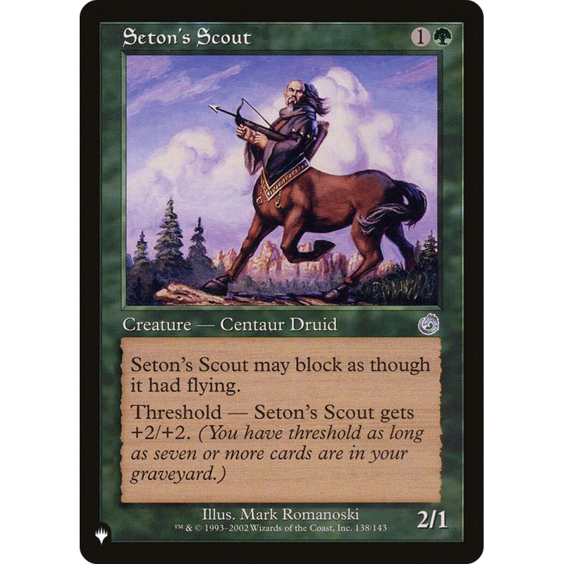 Seton's Scout [The List]