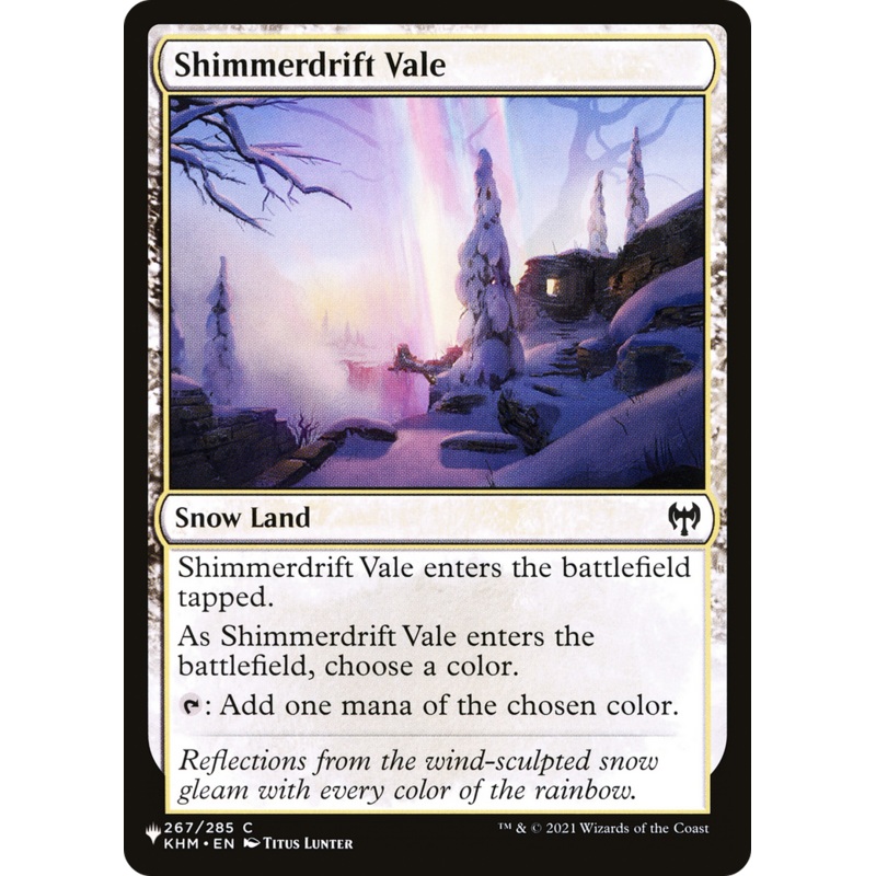 Shimmerdrift Vale [The List]