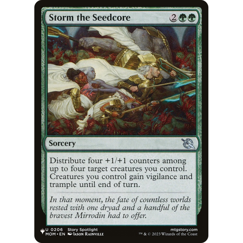 Storm the Seedcore [The List]