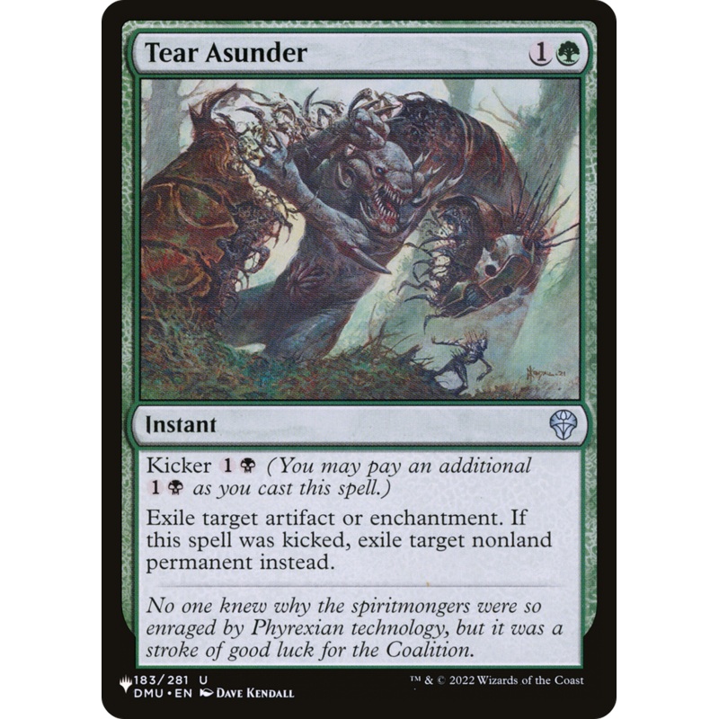 Tear Asunder [The List]