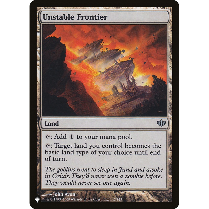 Unstable Frontier [The List]