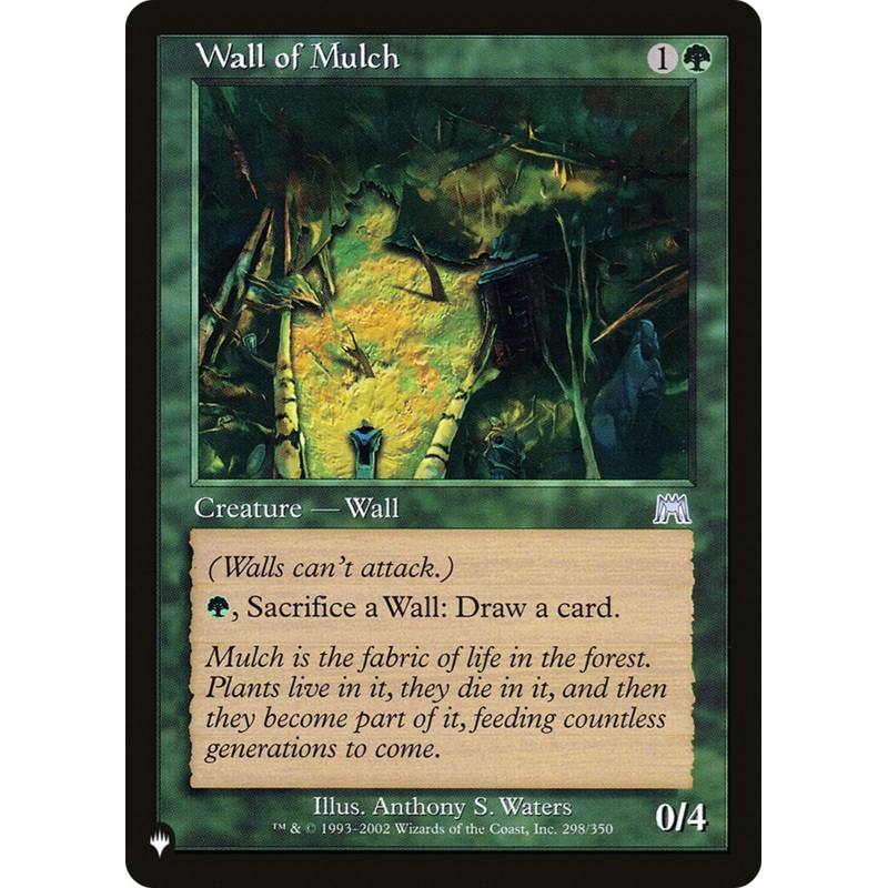 Wall of Mulch [The List]