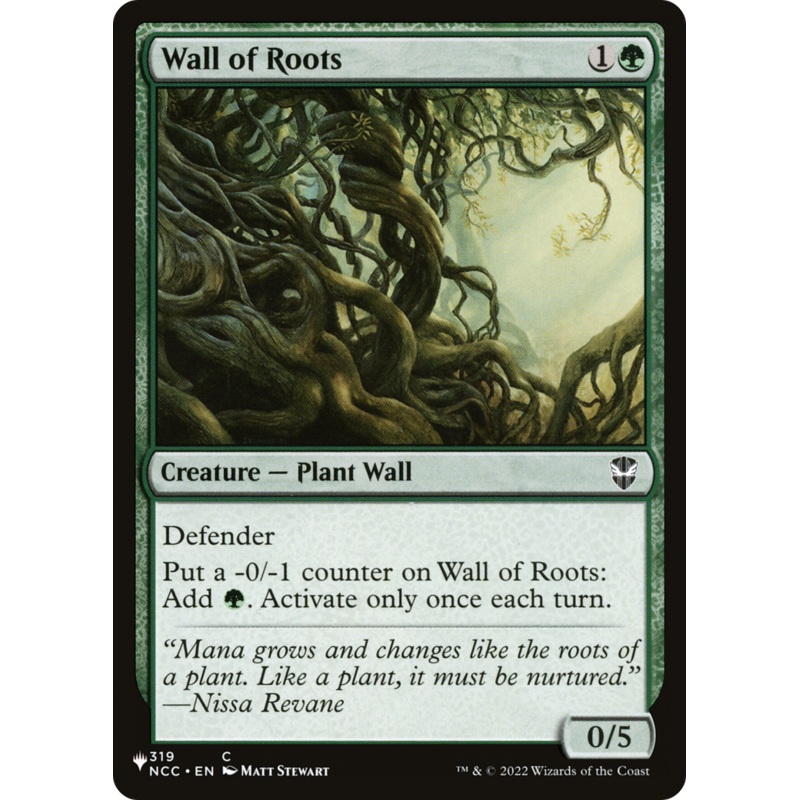 Wall of Roots [The List]