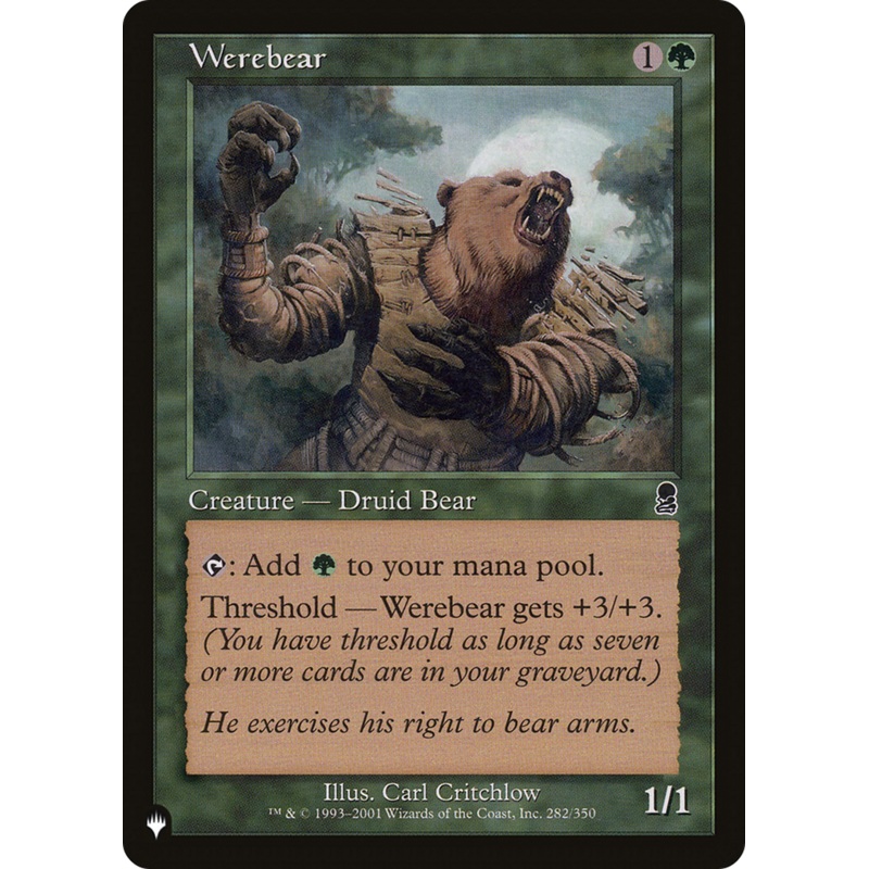Werebear [The List]