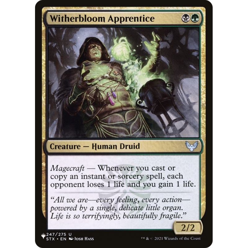 Witherbloom Apprentice [The List]
