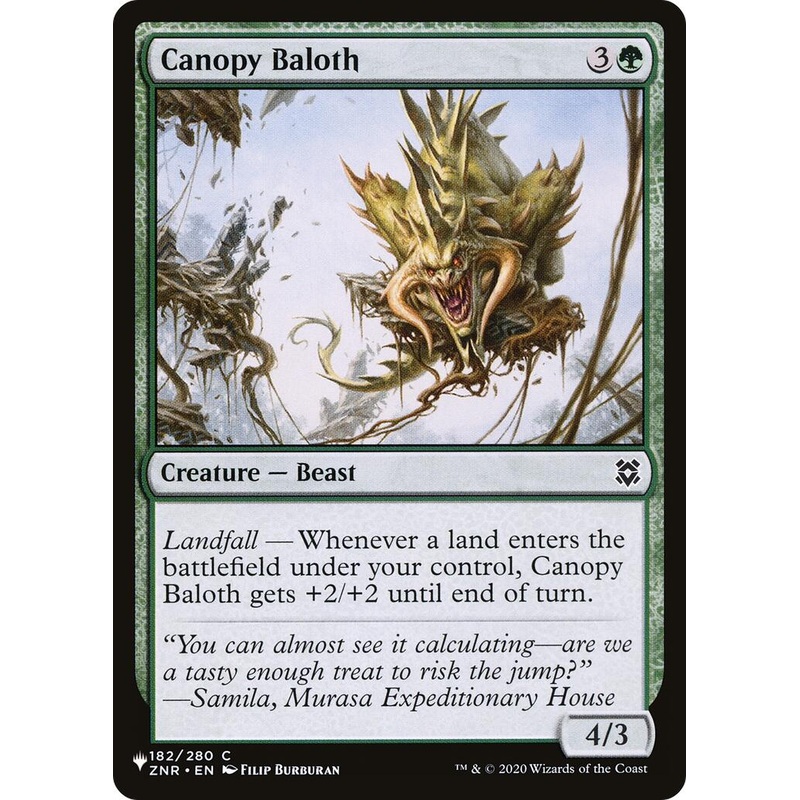 Canopy Baloth [The List]