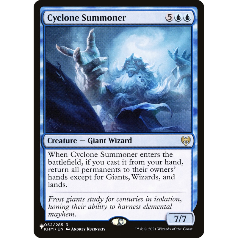 Cyclone Summoner [The List]